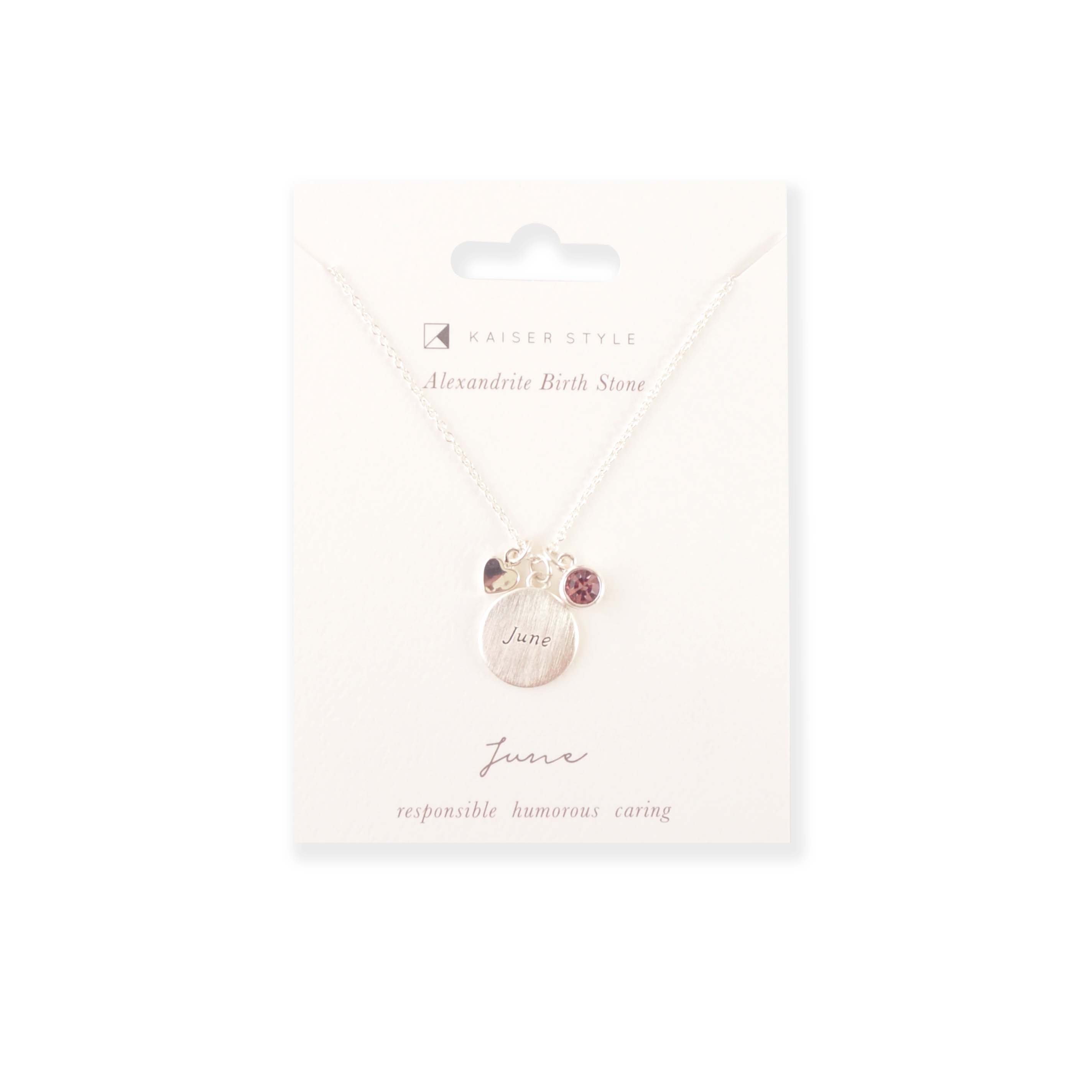 Birth Month Necklace - JUNE